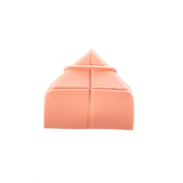 Gamelle pour chien et chat pliable en silicone rose MARTIN SELLIER pliée