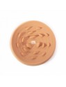 Gamelle pour chien anti-glouton en slicone orange MARTIN SELLIER