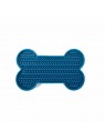 Tapis de léchage pour chien bleu en silicone os MARTIN SELLIER