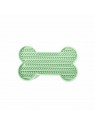 Tapis de léchage pour chien vert en silicone os MARTIN SELLIER