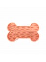 Tapis de léchage pour chien rose en silicone  os MARTIN SELLIER