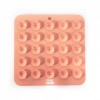 Tapis de léchage pour chien et chat rose en silicone trio MARTIN SELLIER avec ventouses à l'arrière