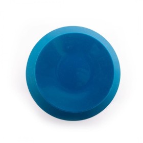 Gamelle de léchage pour chien bleue en silicone MARTIN SELLIER avec ventouse à l'arrière