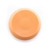 Gamelle de léchage pour chien orange en silicone MARTIN SELLIER avec ventouse à l'arrière