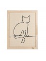 Griffoir pour chat tableau sammy designed by lotte