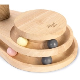 Griffoir pour chat BOULIER INEZ Designed By Lotte avec jeu de balles