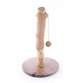 griffoir pour chat en bois de caféier martin sellier