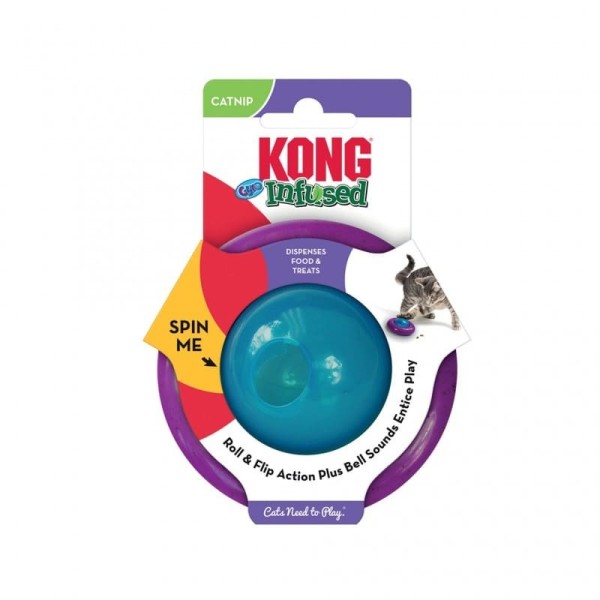 jouet pour chat infused cat gyro kong avec emballage