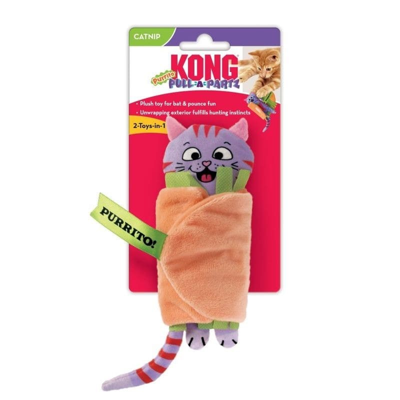 jouet pour chat pull a partz purrito kong avec emballage