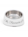 gamelle pour chat blanche my favorite cat designed by lotte