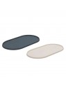 set de table pour chat en silicone designed by lotte disponible en gris ou beige