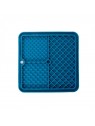 tapis de léchage pour chat bleu silicone trio martin sellier
