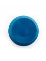 gamelle de léchage pour chat bleue silicone martin sellier avec ventouse à l'arrière