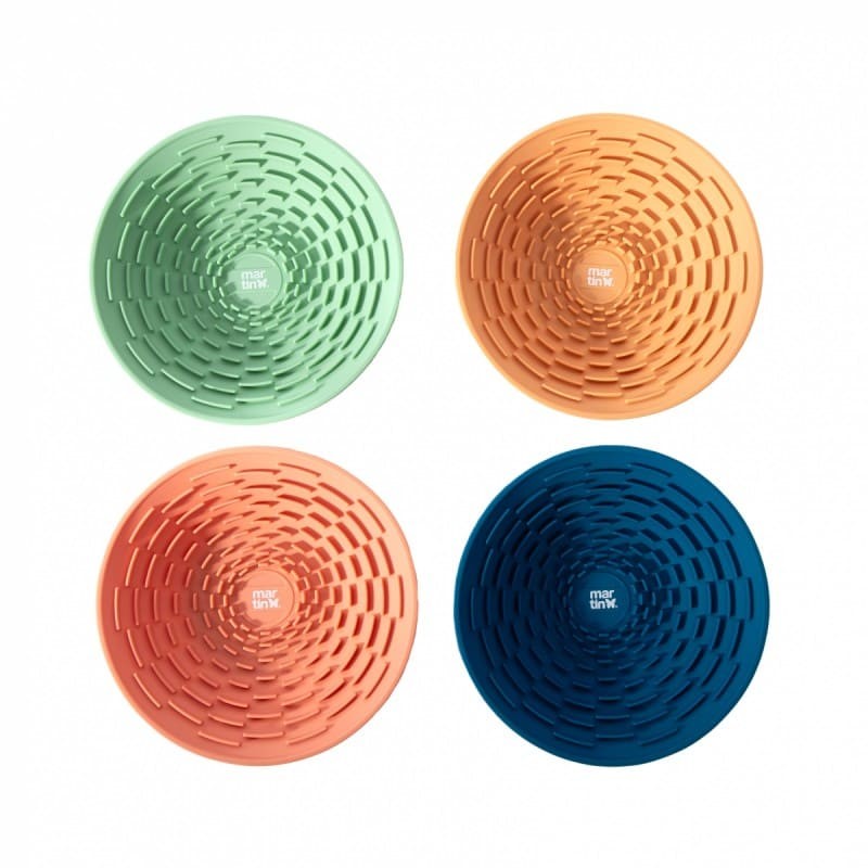 gamelle de léchage pour chat bleue silicone martin sellier existe dans d'autres coloris