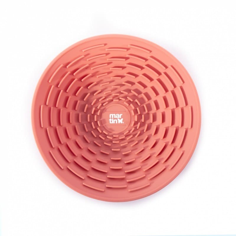 Gamelle de léchage pour chat rose en silicone MARTIN SELLIER