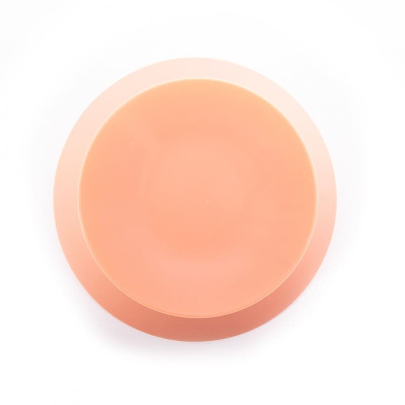 Gamelle de léchage pour chat rose en silicone MARTIN SELLIER avec ventouse à l'arrière