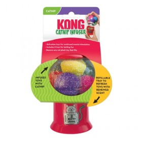 infuseur d'herbe à chat KONG avec emballage