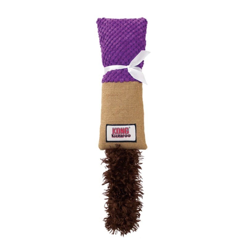 jouet pour chat kickeroo cuddler kong coloris violet