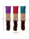 dimensions du jouet pour chat kickeroo cuddler kong
