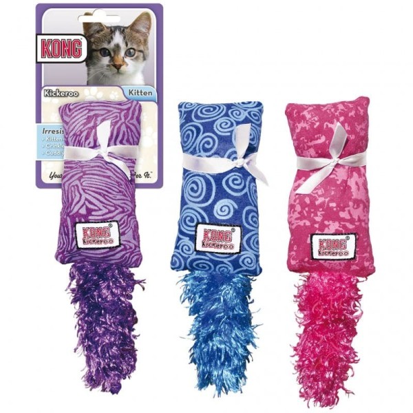 jouet pour chaton kickeroo kong coloris selon arrivage