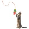 chat qui joue avec le jouet pour chat teaser jellyfish kong