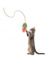 chat qui joue avec le jouet pour chat teaser jellyfish kong