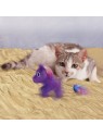 chat qui joue avec le jouet pour chat buzzy unicorn  kong