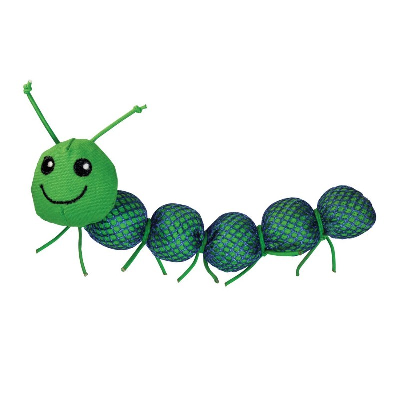 jouet pour chat nibble bestioles kong coloris vert