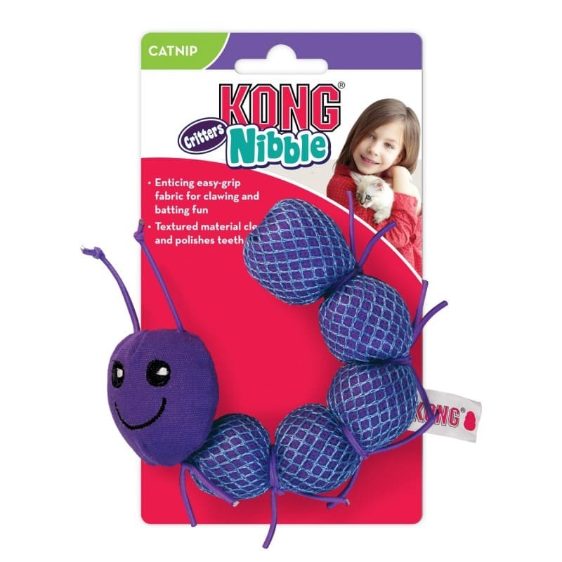jouet pour chat nibble bestioles kong avec emballage