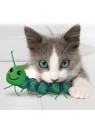 chat qui joue avec le jouet pour chat nibble bestioles kong