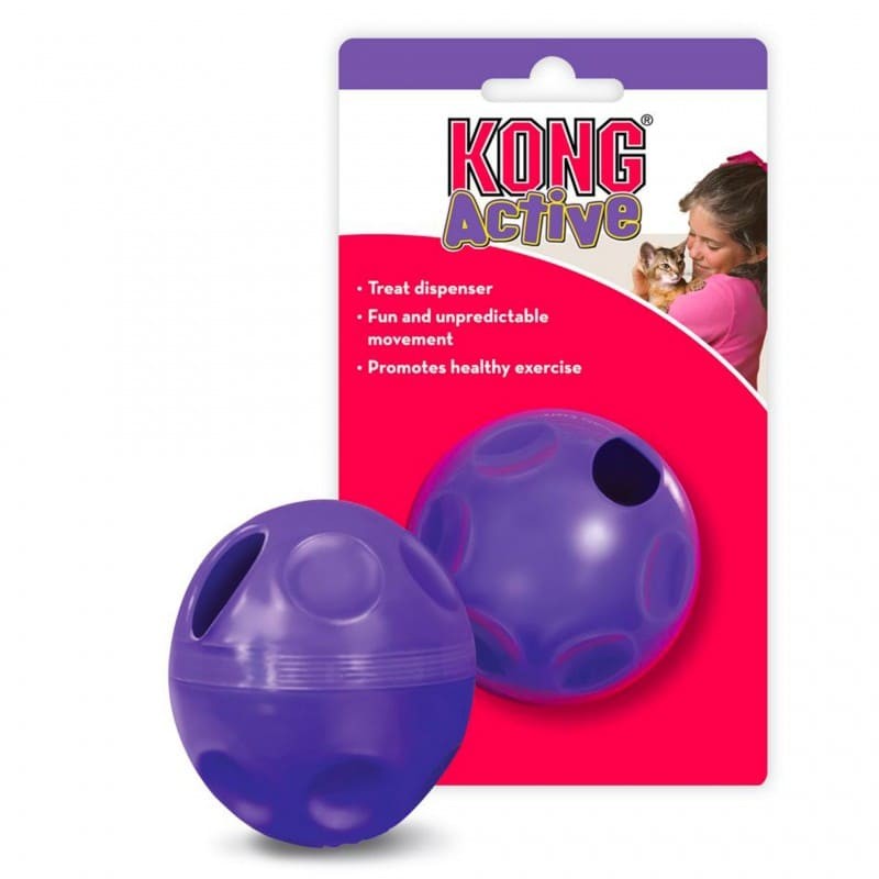 Jouet pour chat Treat Dispensing Ball KONG avec emballage