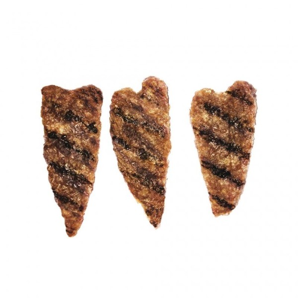 Friandises pour chien Steack d'agneau Les Filous grillés façon barbecue sans emballage