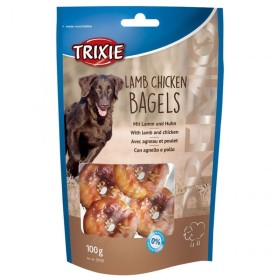 Friandises pour chien Premio Lamb Chicken Bagels Trixie dans leur emballage