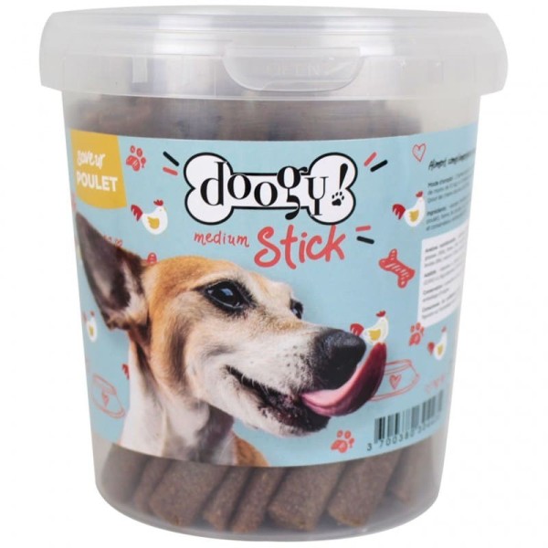 Boîte de 500 g sticks pour chien à la viande Doogy