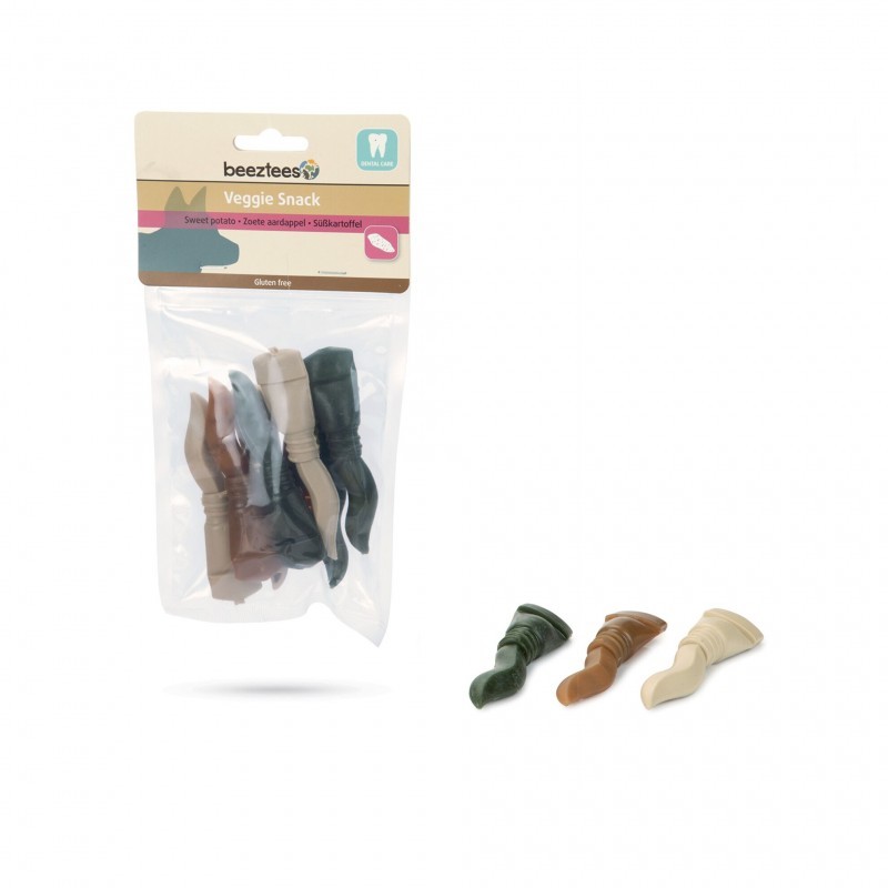 sachet de friandises pour chien veggie dentifrice mix Beeztees