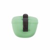 pochette à friandises pour chien verte en silicone MARTIN SELLIER avec pince d'attache à l'arrière