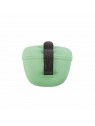 pochette à friandises pour chien verte en silicone MARTIN SELLIER avec pince d'attache à l'arrière