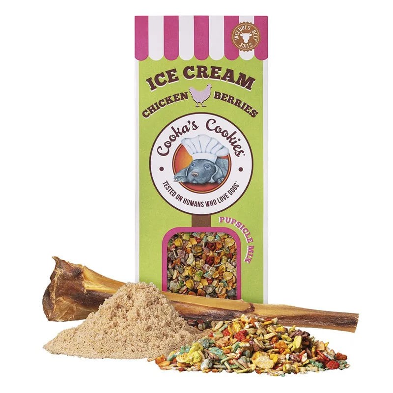 préparation pour chien ice cream mix Cooka's Cookies 100% naturelle