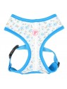 Harnais pour chien lobelia bleu Pinkaholic de face