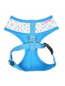 Harnais pour chien lobelia bleu Pinkaholic de dos
