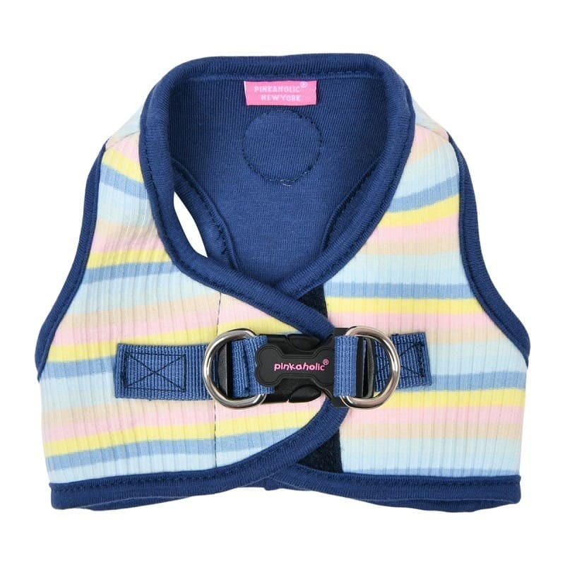 harnais veste pour chien bleu maire pinkaholic de dos