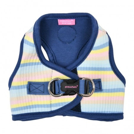 harnais veste pour chien bleu maire pinkaholic de dos