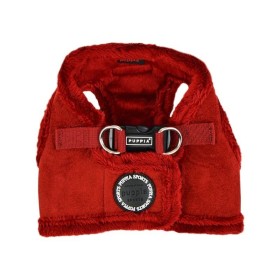 Harnais Veste pour chien rouge TERRY Puppia de dos