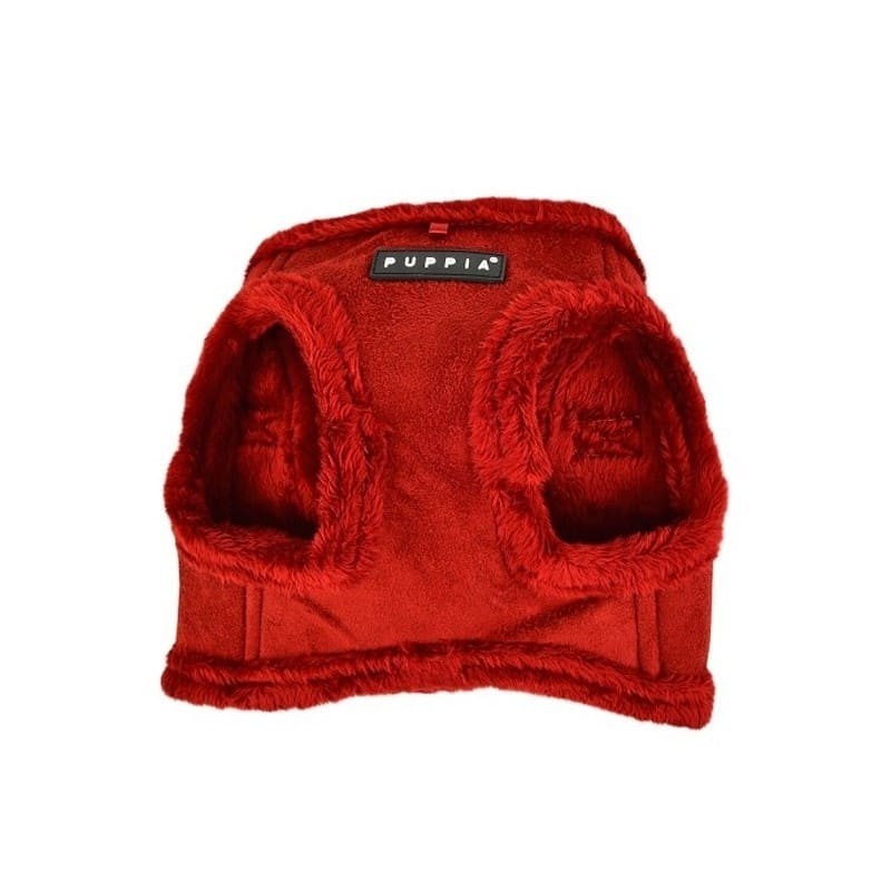 Harnais Veste pour chien rouge TERRY Puppia de face