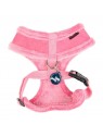 Harnais pour chien rose TERRY Puppia de dos