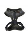 harnais pour chien gris terry puppia de dos