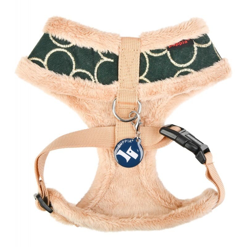 Harnais pour chien kaki FLORENT Puppia de dos