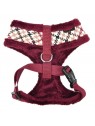 Harnais pour chien rouge KENT Puppia de dos