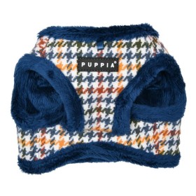 Harnais Veste pour chien bleu KENT Puppia de face