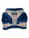 Harnais Veste pour chien bleu KENT Puppia de face